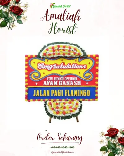 Bunga Papan Congratulation di Tamarunang